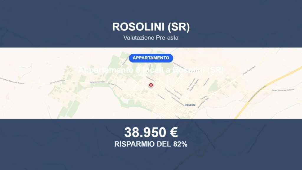 appartamento in vendita a Rosolini