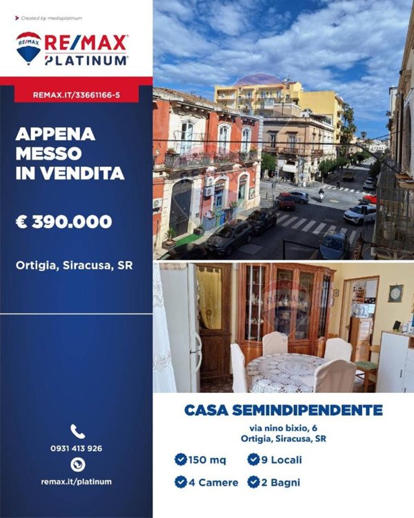 casa indipendente in vendita a Siracusa in zona Centro Città