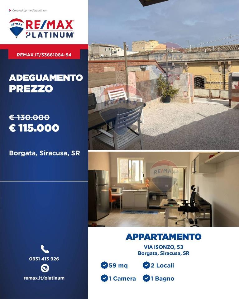 appartamento in vendita a Siracusa in zona Borgata