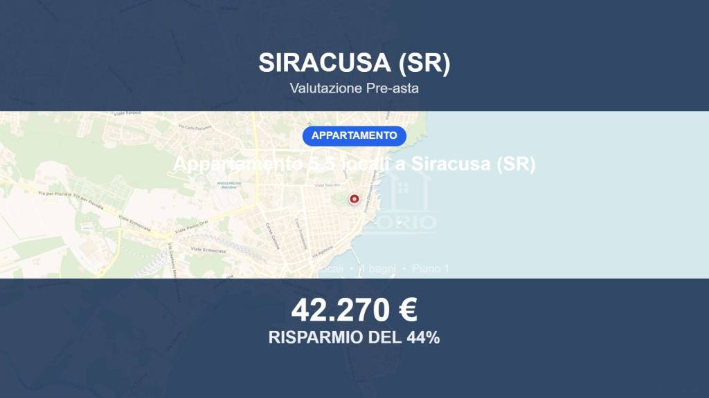 appartamento in vendita a Siracusa in zona Borgata