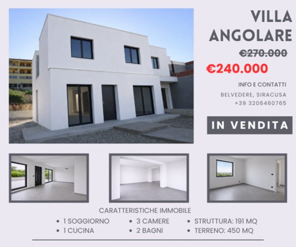 casa indipendente in vendita a Siracusa in zona Belvedere