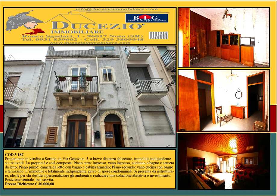 casa indipendente in vendita a Sortino