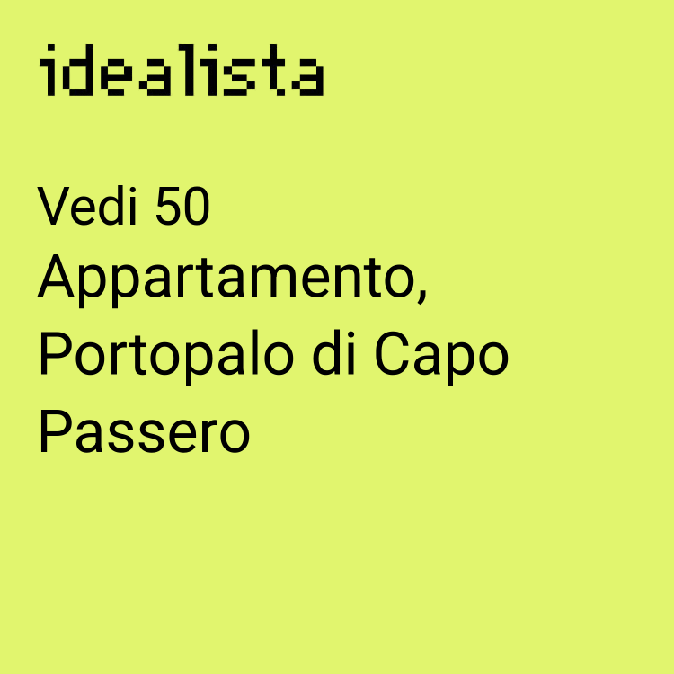 appartamento in vendita a Portopalo di Capo Passero