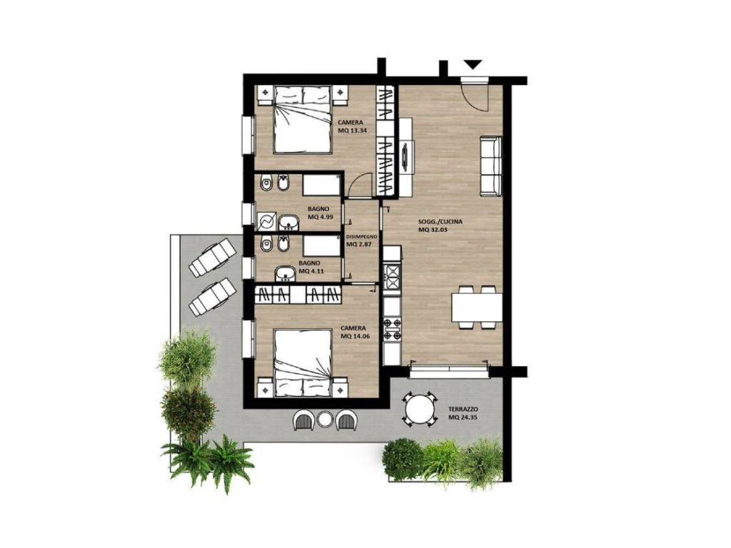 appartamento in vendita ad Alghero in zona Sant'Agostino