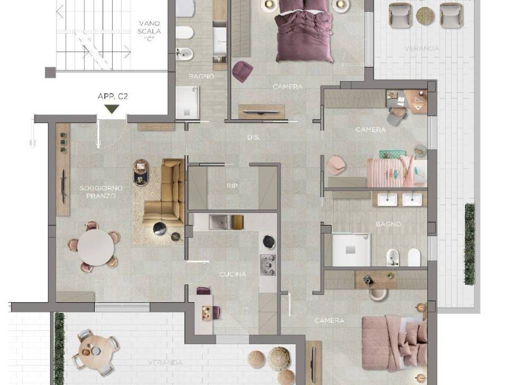 appartamento in vendita ad Alghero in zona Pivarada