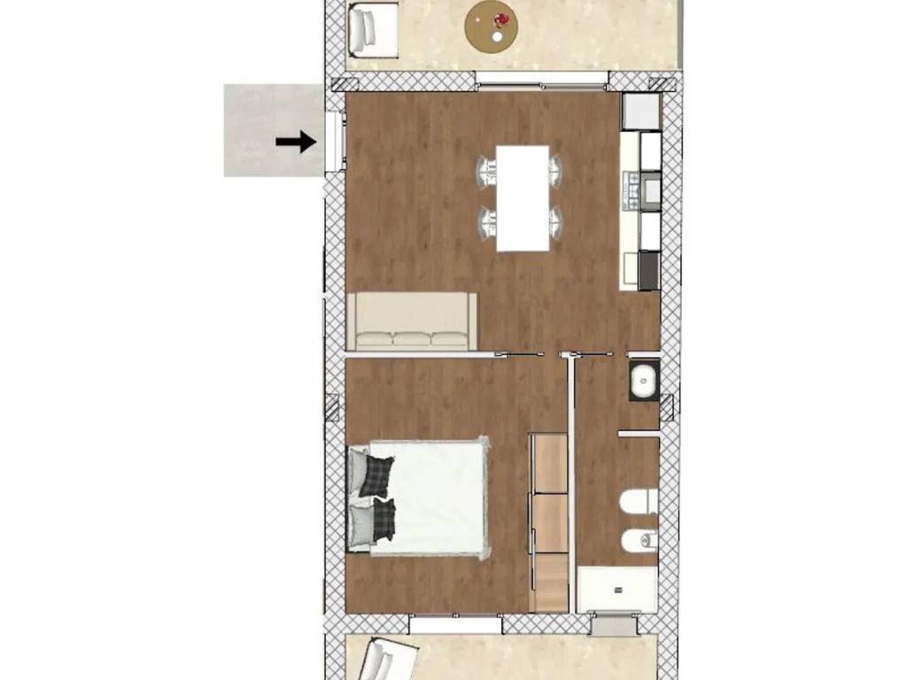appartamento in vendita ad Alghero in zona Pivarada