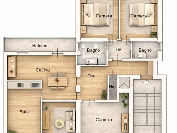 appartamento in vendita ad Alghero in zona Pivarada