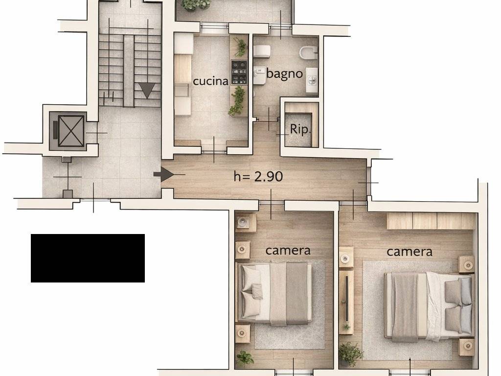 appartamento in vendita ad Alghero in zona Pivarada