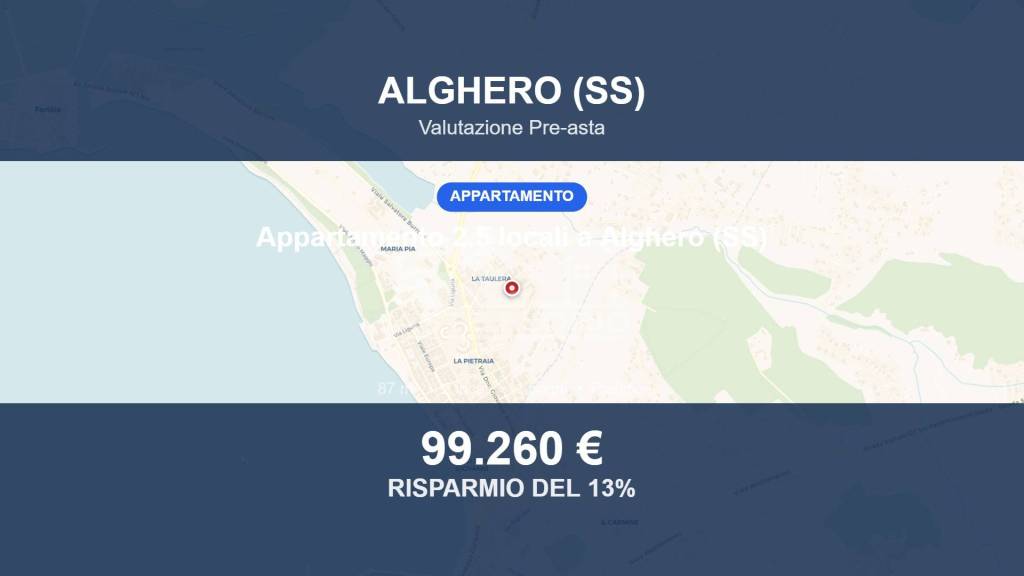 appartamento in vendita ad Alghero in zona Pietraia