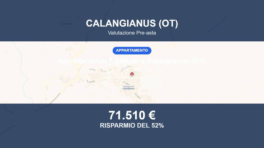 appartamento in vendita a Calangianus