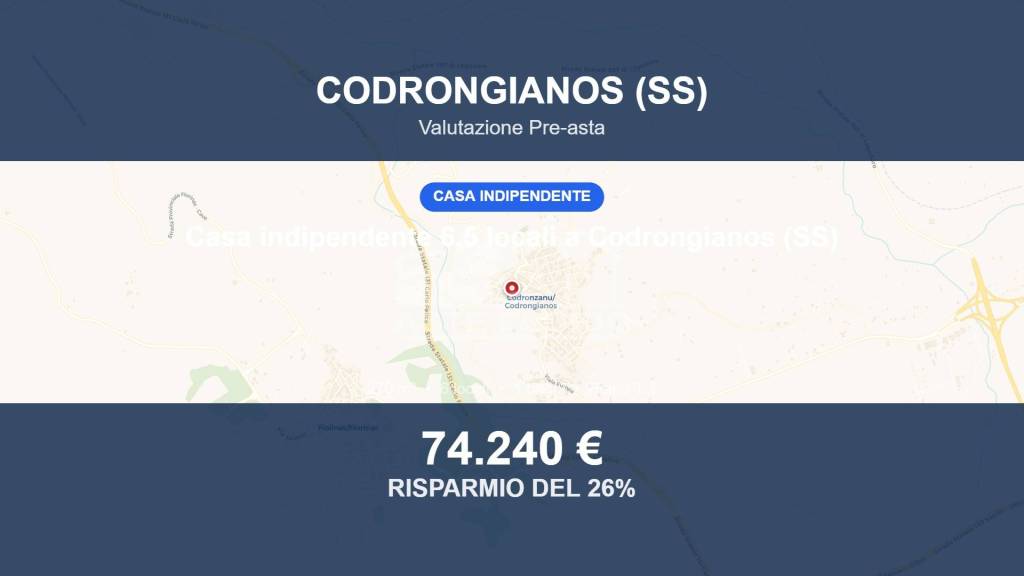 casa indipendente in vendita a Codrongianos