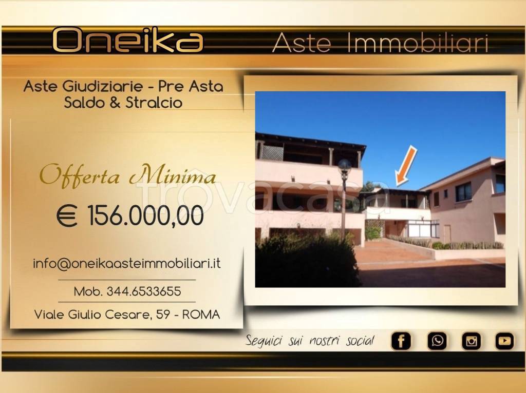 appartamento in vendita ad Olbia in zona Rudalza