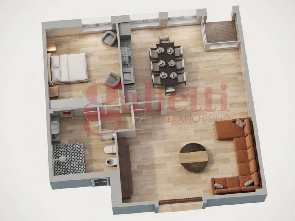 appartamento in vendita ad Olbia in zona Lu Sticcadu