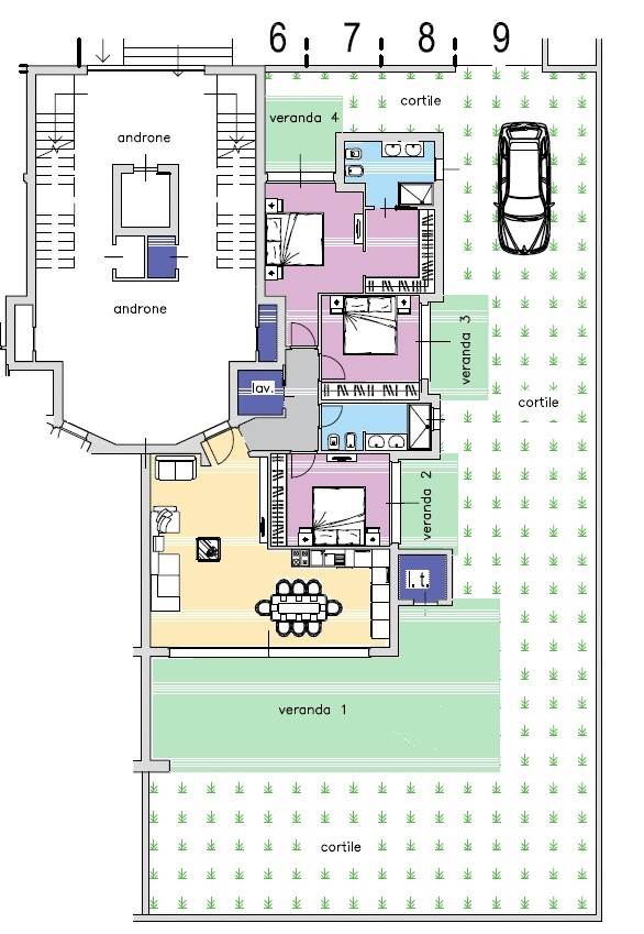 appartamento in vendita ad Olbia in zona Osseddu