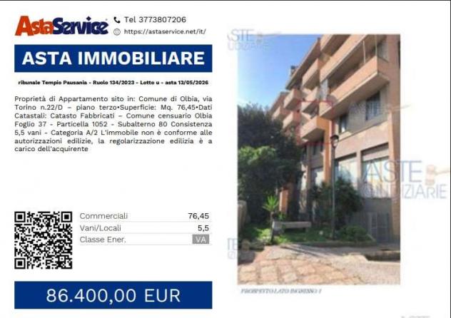 appartamento in vendita ad Olbia