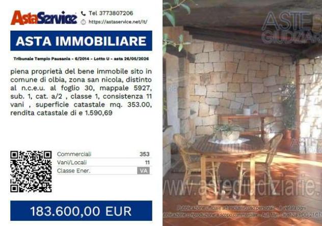 quadrivano in vendita ad Olbia in zona Osseddu