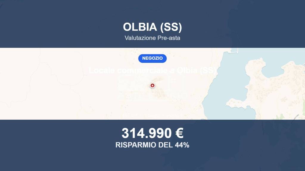 negozio in vendita ad Olbia in zona Cugnana