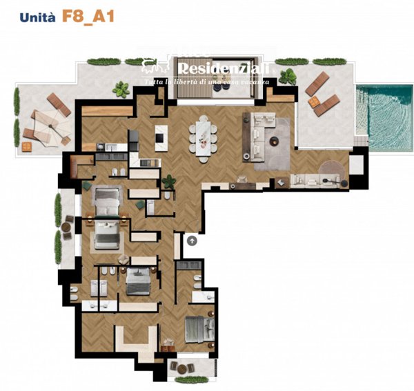 appartamento in vendita ad Olbia