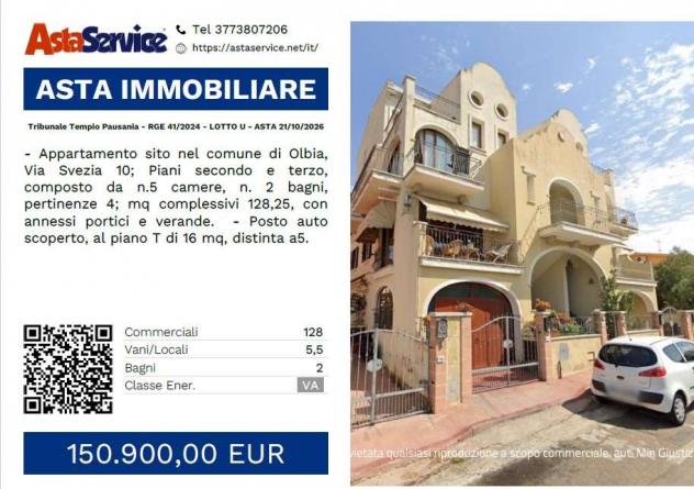 appartamento in vendita ad Olbia