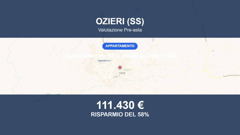 appartamento in vendita ad Ozieri