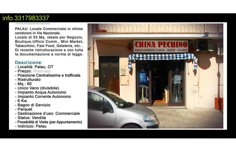 locale commerciale in vendita a Palau