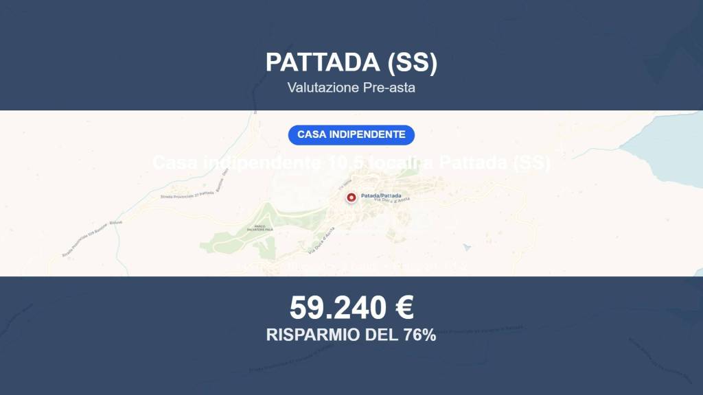 casa indipendente in vendita a Pattada