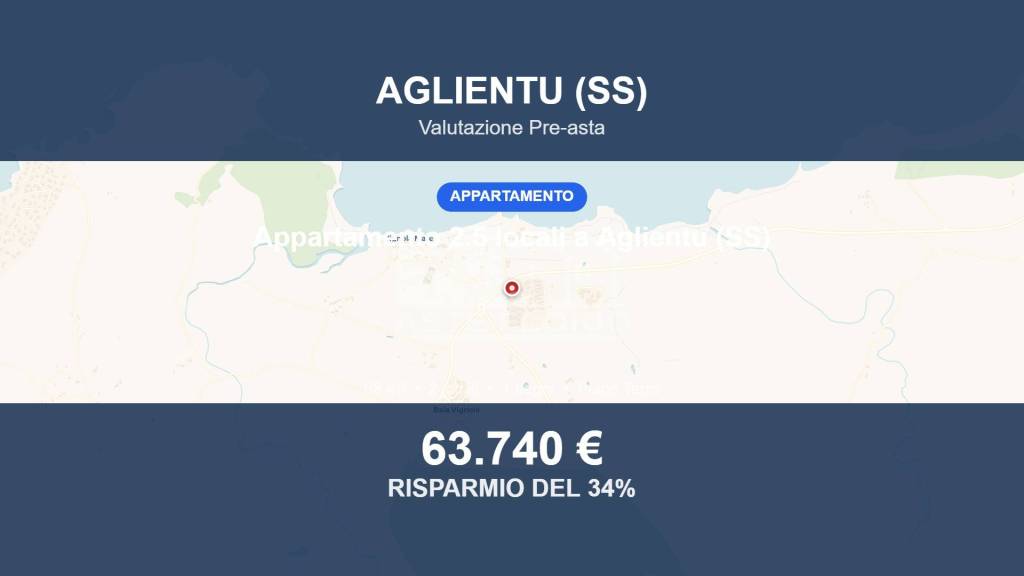 appartamento in vendita ad Aglientu