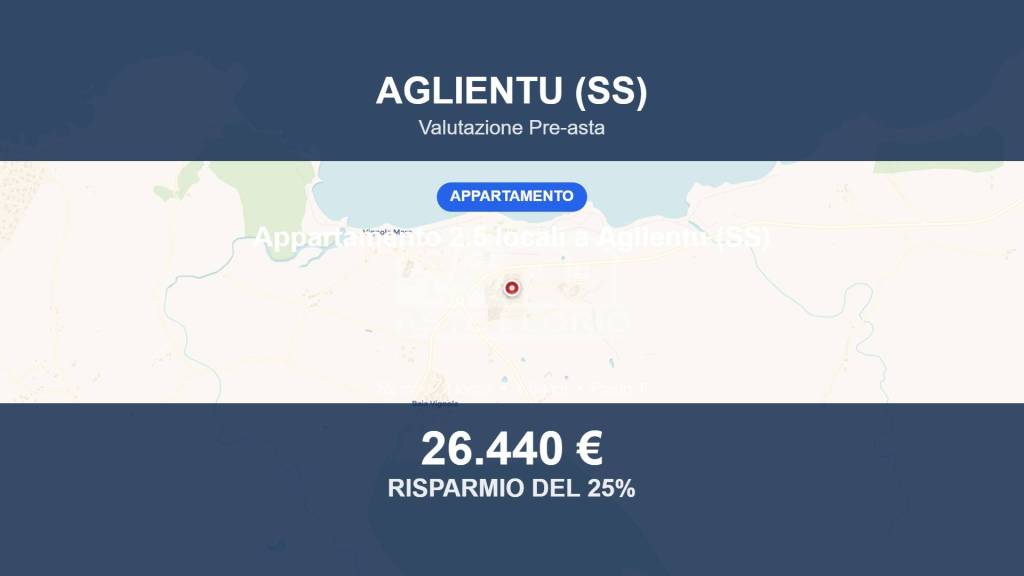 appartamento in vendita ad Aglientu