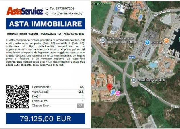 appartamento in vendita a Santa Teresa Gallura