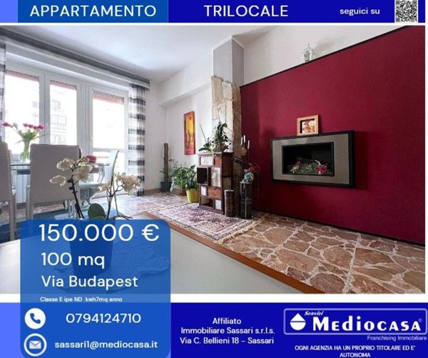 appartamento in vendita a Sassari in zona Monserrato / Rizzeddu