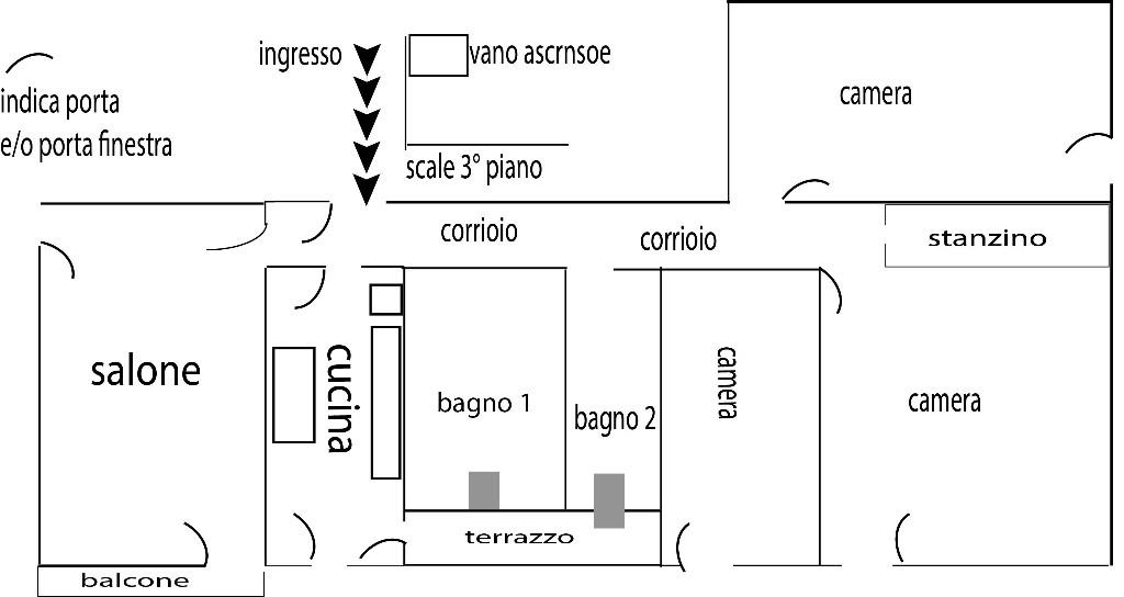 appartamento in vendita a Sassari