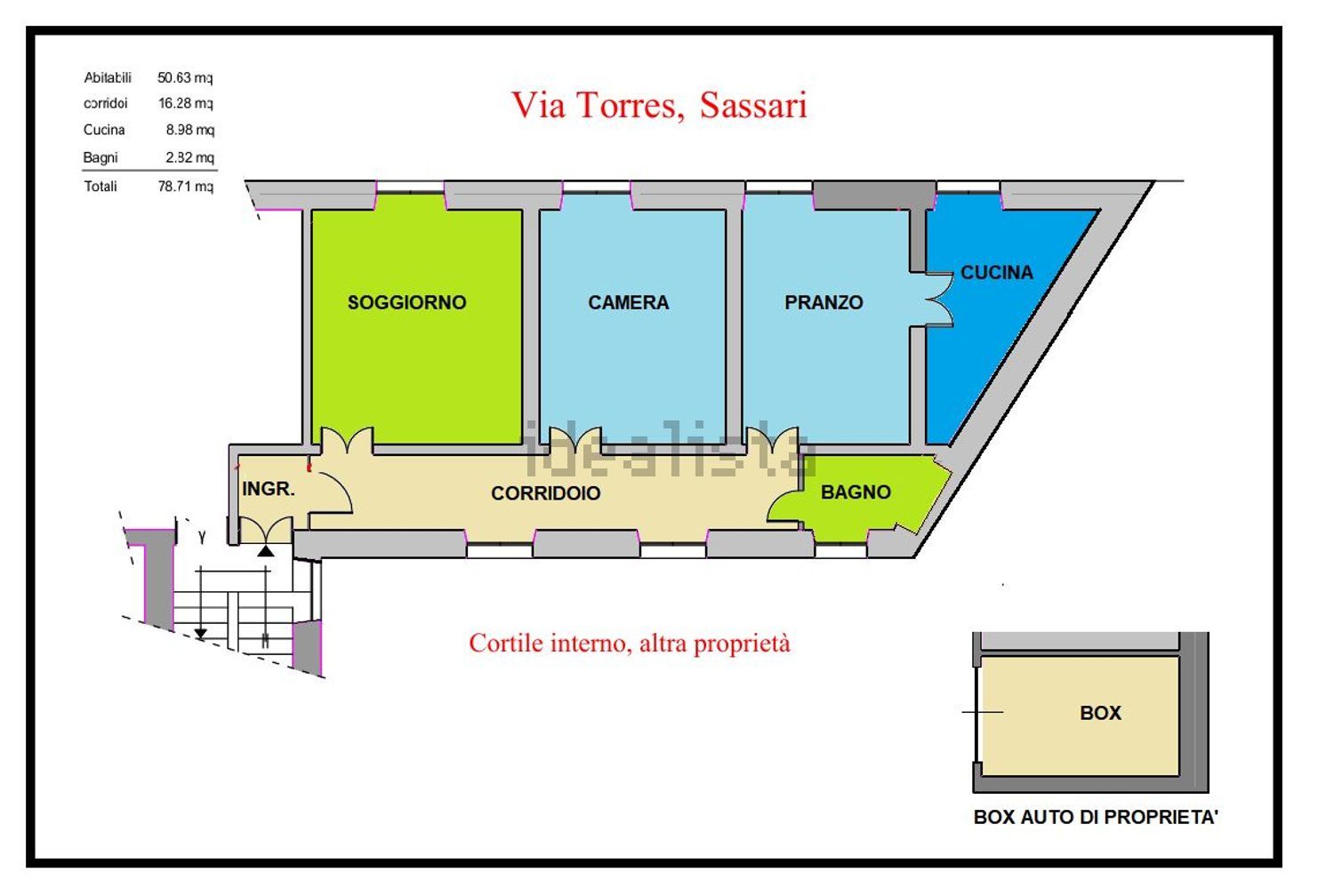 appartamento in vendita a Sassari