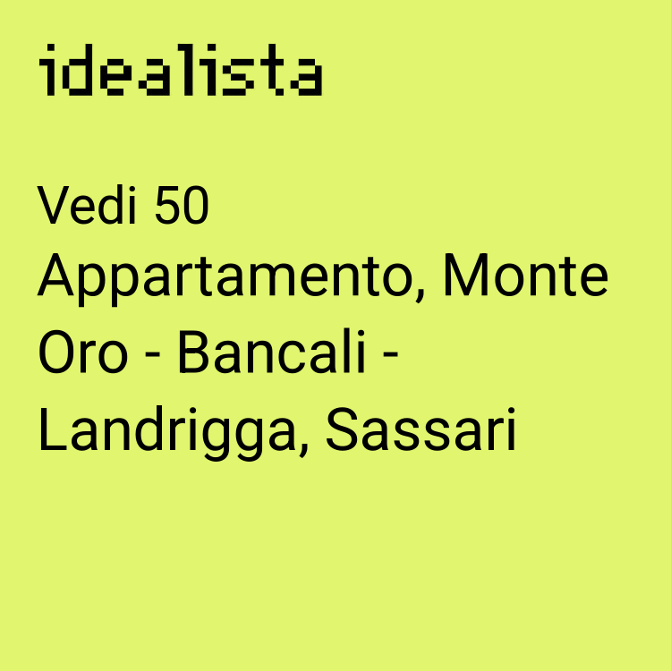 appartamento in vendita a Sassari in zona Bancali