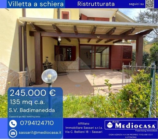 casa indipendente in vendita a Sassari in zona Monte Rosello