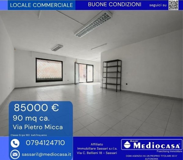 locale commerciale in vendita a Sassari in zona Monte Rosello