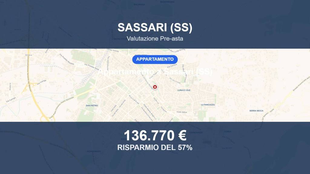 appartamento in vendita a Sassari in zona Cappuccini