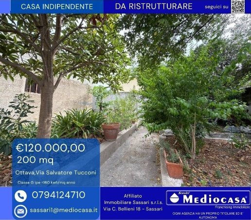 casa indipendente in vendita a Sassari in zona Ottava