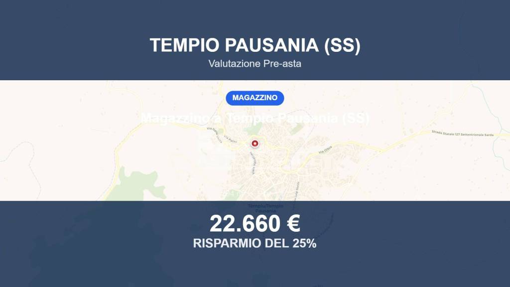 locale commerciale in vendita a Tempio Pausania