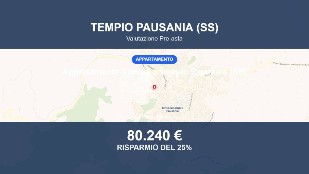 appartamento in vendita a Tempio Pausania