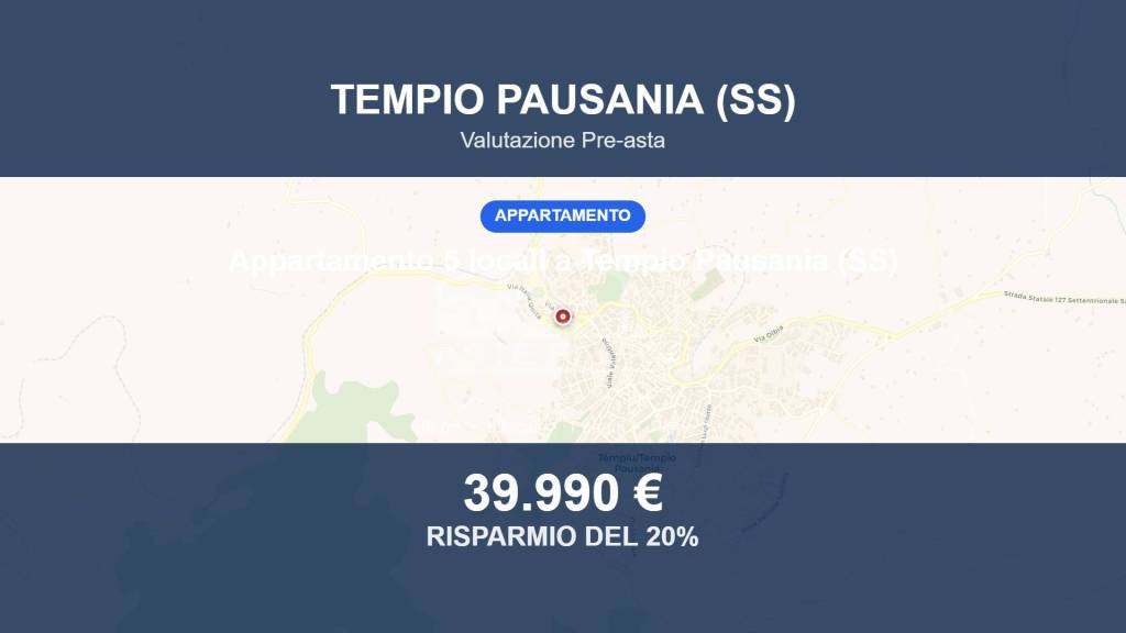 appartamento in vendita a Tempio Pausania