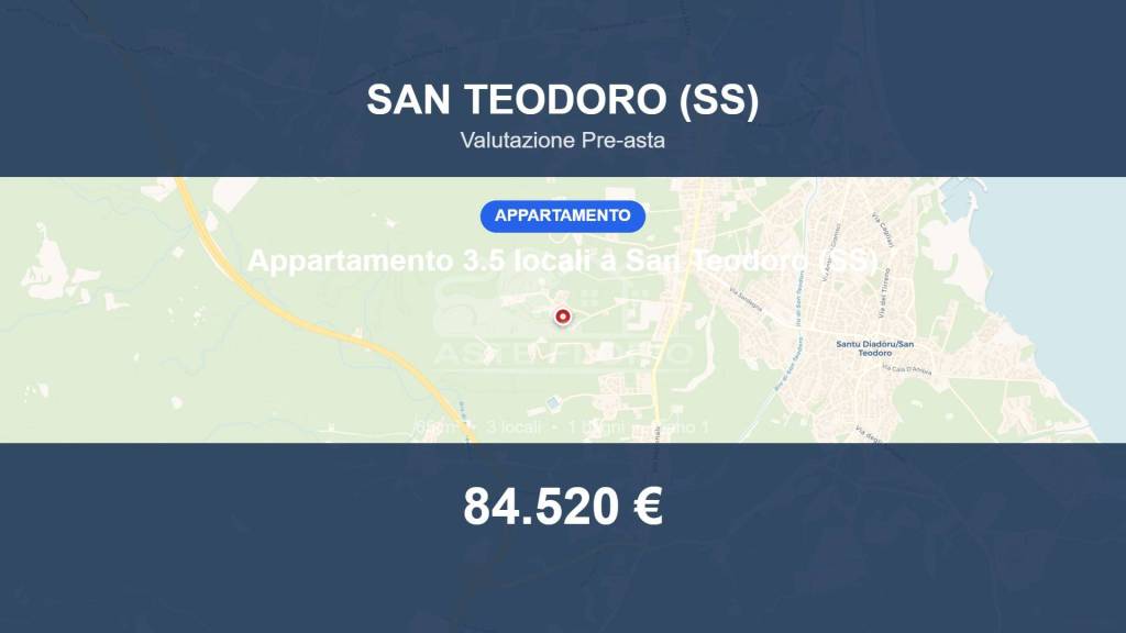 appartamento in vendita a San Teodoro(SS) in zona Stazzu di Mesu