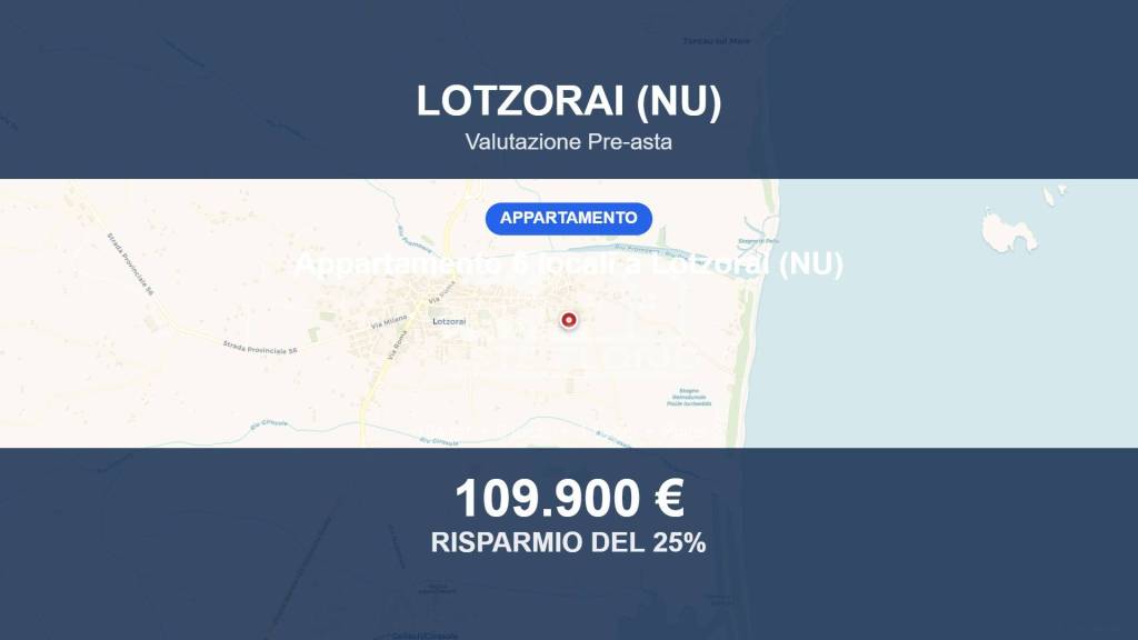 appartamento in vendita a Lotzorai
