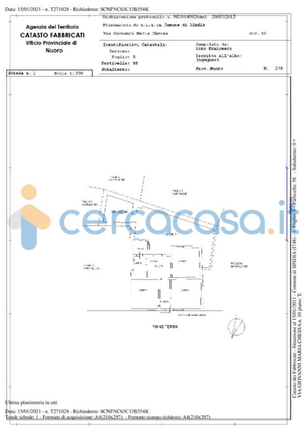 appartamento in vendita a Sindia