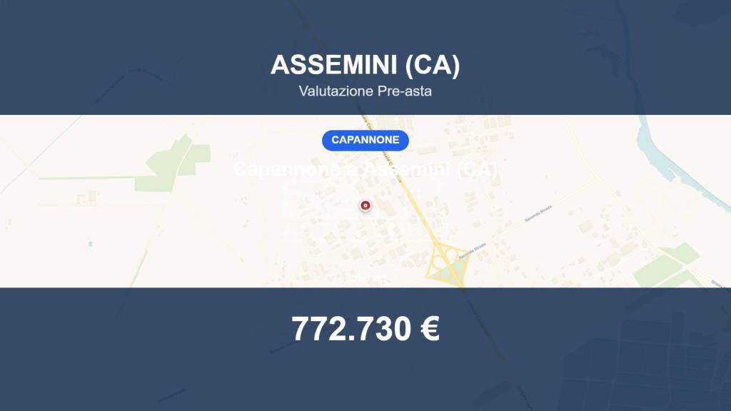 capannone in vendita ad Assemini in zona Macchiareddu