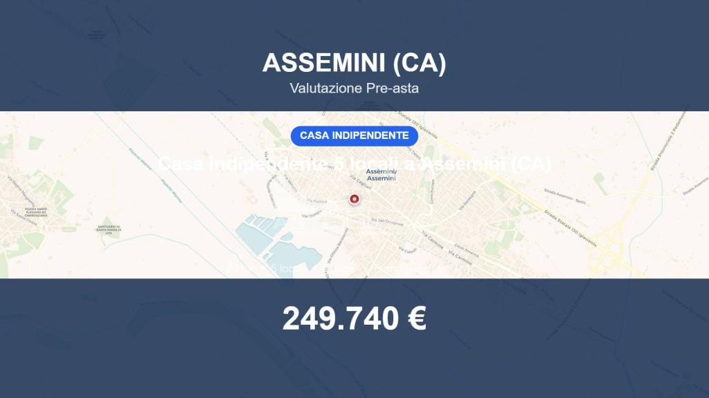 casa indipendente in vendita ad Assemini