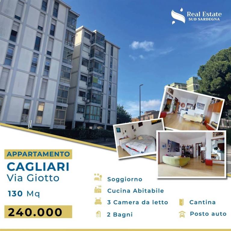 appartamento in vendita a Cagliari in zona Mulinu Becciu