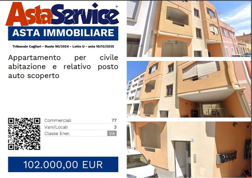 appartamento in vendita a Cagliari in zona Monreale