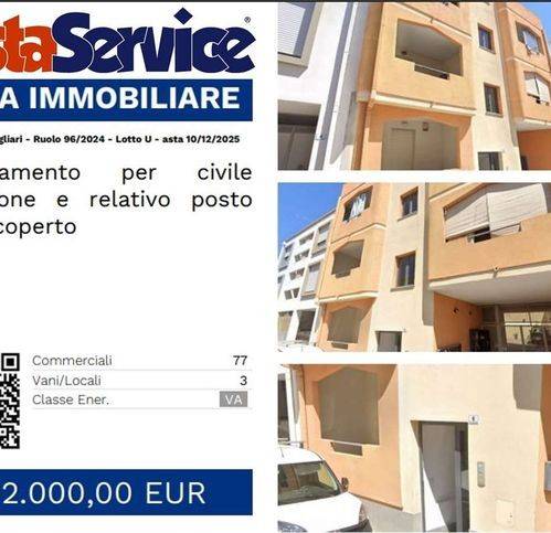 appartamento in vendita a Cagliari in zona Monreale