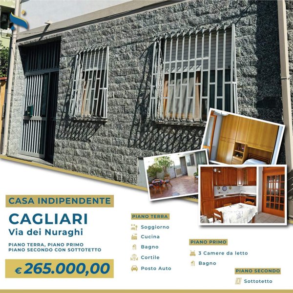 casa indipendente in vendita a Cagliari in zona Is Mirrionis/San Michele