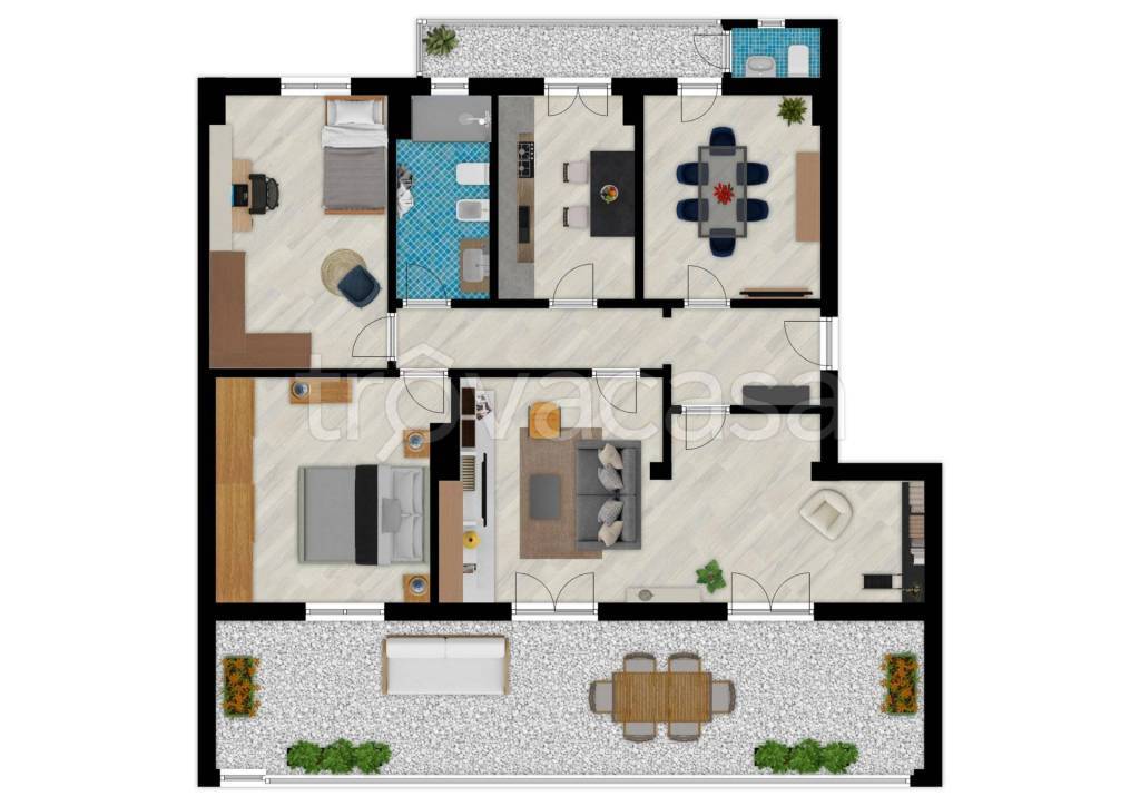 appartamento in vendita a Cagliari in zona Genneruxi